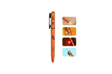 Image of Olight O Pen 3 EDC Pen with Tip and Clip Lights and Green Laser Pointer