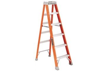 Image of Louisville Ladder 6ft Fibrglass Advnt Stepladder 443-FS1506, Unit EA