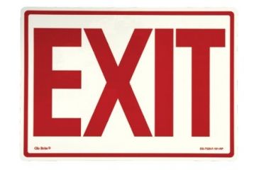 Image of Jessup Peel And Stick Eg Sign Glow Ba 5011131534, Unit EA