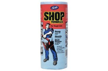 Image of Kimberly Clark Scott Shop Towel Rolls Blue (3 412-75130, Unit CS