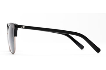 Image of OTIS LITTLE LIES Sunglasses - Womens, Black/Flash Mirror Grey Polar, 56-17-140, 20-2001P