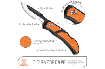 Image of Outdoor Edge Cutlery RazorCape Lockback Org