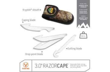 Image of Outdoor Edge Cutlery RazorCape Lockback, Orange, RCB30-10C