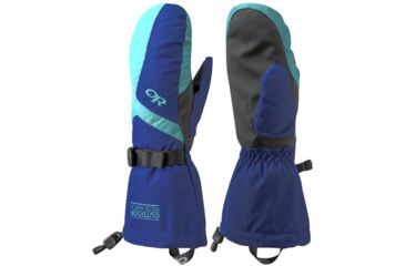 Image of Outdoor Research Adrenaline Mitts - Women's-Medium-Baltic/Typhoon