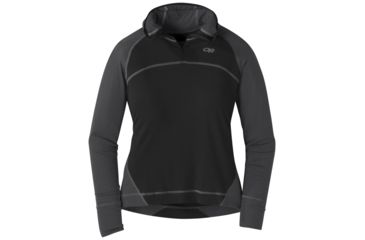 Image of Outdoor Research Alpine Onset Hoody - Womens, Black/Storm, Extra Small, 2681561344005