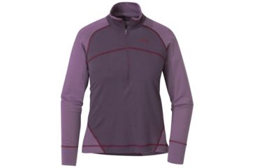 Image of Outdoor Research Alpine Onset Zip Top - Womens, Pacific Plum/Amethyst, Extra Small, 2681571367005