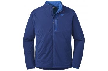 Image of Outdoor Research Ascendant Jacket, Men's, Baltic/Glacier, XL 254010-blt/gl-XL