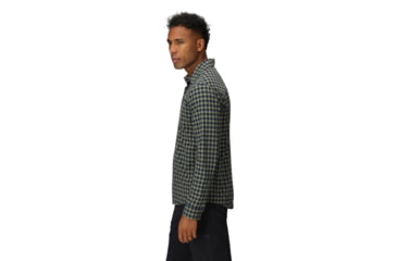 Image of Outdoor Research Astroman Long Sleeve Sun Shirt - Mens, Gold Nebula Plaid, 2XL, 2822792912010
