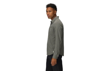 Image of Outdoor Research Astroman Long Sleeve Sun Shirt - Mens, Ranger Green Plaid, 2XL, 2822792823010