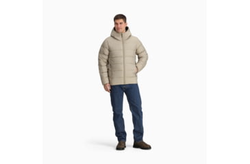 Image of Outdoor Research Coldfront Down Hoodie - Mens, Pro Khaki, Small, 2831882291006