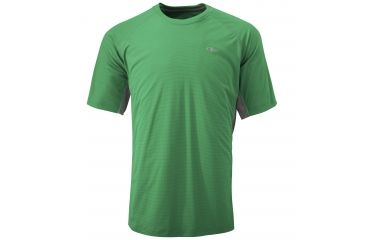 Image of Outdoor Research Echo Duo Tee, Men's, Aloe/Pewter, S 242839-aloe/pewter-S