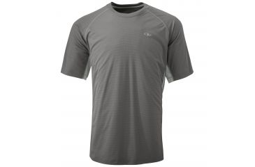 Image of Outdoor Research Echo Duo Tee, Men's, Pewter/Alloy, XXL 242839-pewter/alloy-XXL