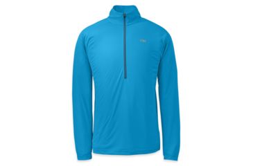 Image of Outdoor Research Echo Long Sleeve Zip Tee - Men's-Hydro-X-Large