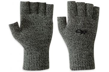 Image of Outdoor Research Fairbanks Fingerless Gloves - Unisex-Charcoal-S/M