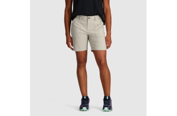 Image of Outdoor Research Ferrosi Shorts - Womens, 7in Inseam, Dark Sand, 6, 2876732287295