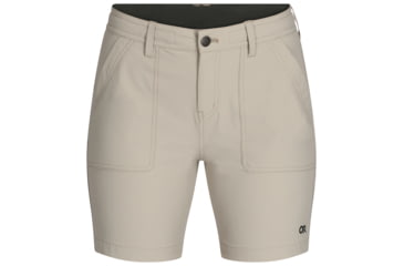 Image of Outdoor Research Ferrosi Shorts - Womens, 7in Inseam, Dark Sand, 6, 2876732287295