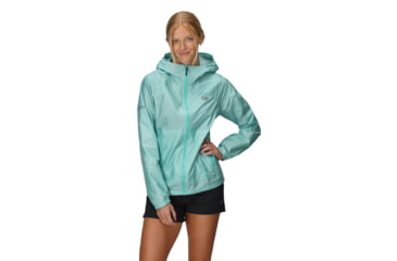 Image of Outdoor Research Helium Rain Jacket - Womens, Maldives, Extra Small, 3224052856-XS