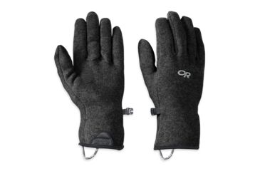 Image of Outdoor Research Longhouse Gloves - Men's-Black-Large