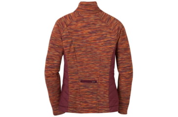 Image of Outdoor Research Melody Hybrid Full Zip - Womens, Garnet Multi, XL, 2681421412009