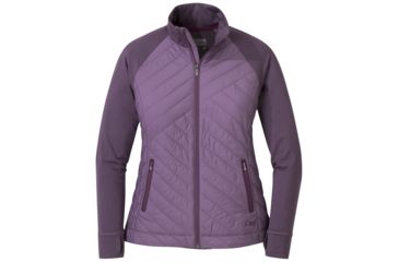 Image of Outdoor Research Melody Hybrid Full Zip - Womens, Pacific Plum, Medium, 2681421287007