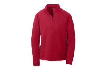 Image of Outdoor Research Radiant LT Zip Top - Men's-Charcoal-X-Large