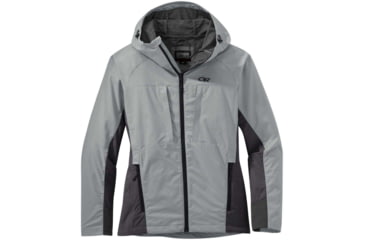 Image of Outdoor Research San Juan Jacket - Womens, Lt Pewtr/Stm, Large, 2681011606008