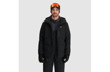 Image of Outdoor Research Snowcrew Down Jacket - Mens, Black, Extra Large, 3004610001009