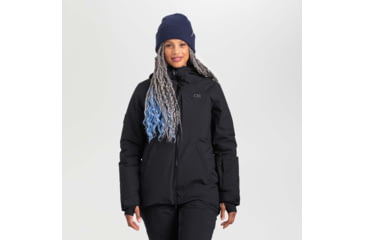 Image of Outdoor Research Snowcrew Jacket - Womens, Black, Large, 2832050001008