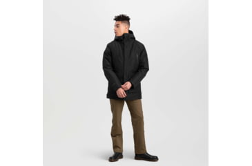 Image of Outdoor Research Stormcraft Down Parka - Mens, Black, Small, 2831890001006