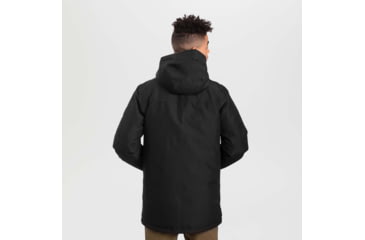 Image of Outdoor Research Stormcraft Down Parka - Mens, Black, Small, 2831890001006