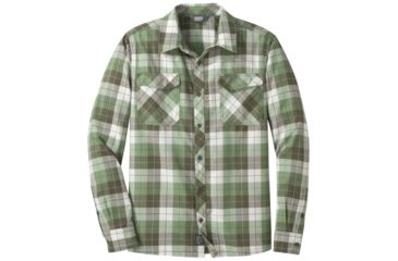 Image of Outdoor Research Tangent II Long Sleeve Shirt - Mens, Juniper Plaid, Medium, 2681211399007