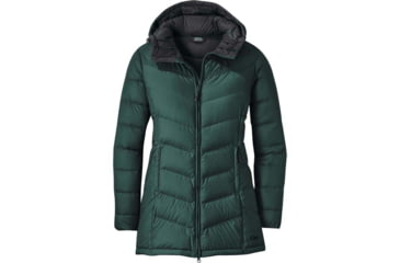 Image of Outdoor Research Transcendent Down Parka - Womens, Fir, Small, 2681041858006