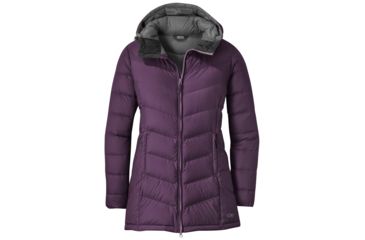 Image of Outdoor Research Transcendent Down Parka - Womens, Pacific Plum, XL, 2681041287009