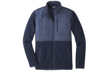 Image of Outdoor Research Vashon Hybrid Full-Zip - Mens, Naval Blue, Small, 2681121289006