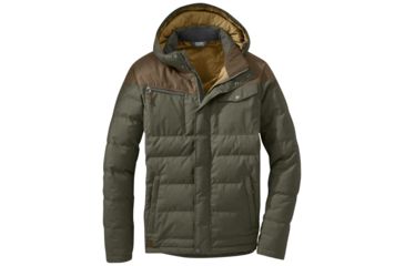 Image of Outdoor Research Whitefish Down Jacket - Mens, Juniper/Carob, Small, 2430701348006