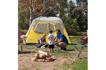 Image of PahaQue Basecamp Quick Pitch Tent Grey/Ylw 6p PQF100