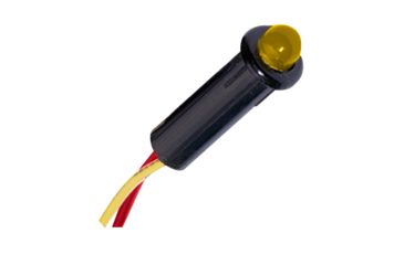 Image of Paneltronics 5/32" LED Indicator Light - 12-14VDC - Amber 29858