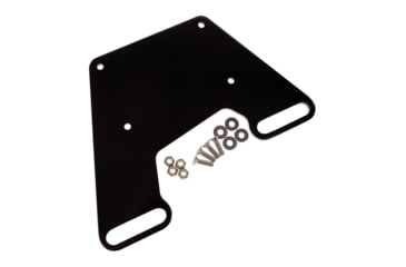 Image of Panther King Pin Anchor System Universal Engine Mount Plate Powder Coat, Black, KPMMP