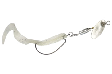 Image of Panther Martin Lil Curly WeedRunners, Silver Wht Ice, Size 6WR, 5/16 oz., 2/O Hook, PMLCS-6WRWI