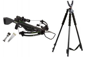 Image of Parker Blackhawk Crossbow Pkg., 3X Illuminated MR Scope, X226-IR W/ Vanguard Quest Tripod