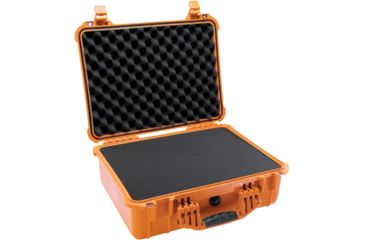Image of Pelican 1520 Protector 19x15x7in Watertight Carrying Case, Orange w/ Foam