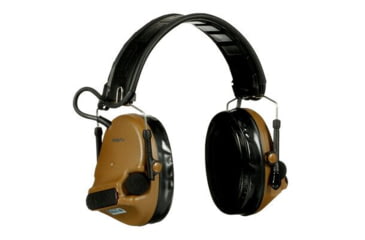 Image of PELTOR 3M PELTOR ComTac V Hearing Defender Headset,Foldable, Coyote Brown, MT20H682FB-09 CY