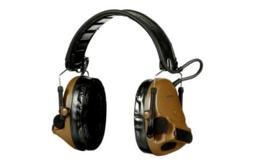 Image of PELTOR 3M PELTOR ComTac V Hearing Defender Headset,Foldable, Coyote Brown, MT20H682FB-09 CY