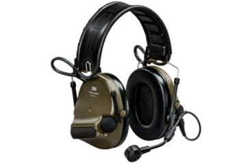 Image of USED PELTOR Comtac VI NIB Dual Foldable Dynamic Boom Mic Hearing Defender Headset, Green, MT20H682FB-09N GNS, EDEMO1