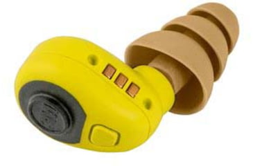 Image of PELTOR LEP-200 Replacement Earbud, Yellow/Tan, LEP-200E