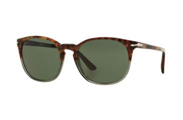 Image of Persol PO3007S Single Vision Prescription Sunglasses PO3007S-102331-50 - Lens Diameter 50 mm, Frame Color Fuoco E Ardesia