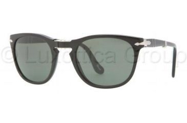 Image of Persol PO3028S Single Vision Prescription Sunglasses PO3028S-95-31-5200 - Frame Color Black, Lens Diameter 52 mm