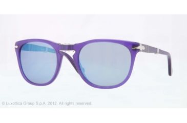 Image of Persol PO3028S Prescription Sunglasses PO3028S-987-O4-52 - Lens Diameter 52 mm, Frame Color Blue Curocao