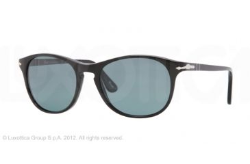 Image of Persol PO3042S Progressive Prescription Sunglasses PO3042S-95-4N-54 - Lens Diameter 54 mm, Frame Color Black