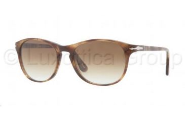 Image of Persol PO3042S Progressive Prescription Sunglasses PO3042S-979-51-5117 - Lens Diameter 51 mm, Frame Color Striped Beige